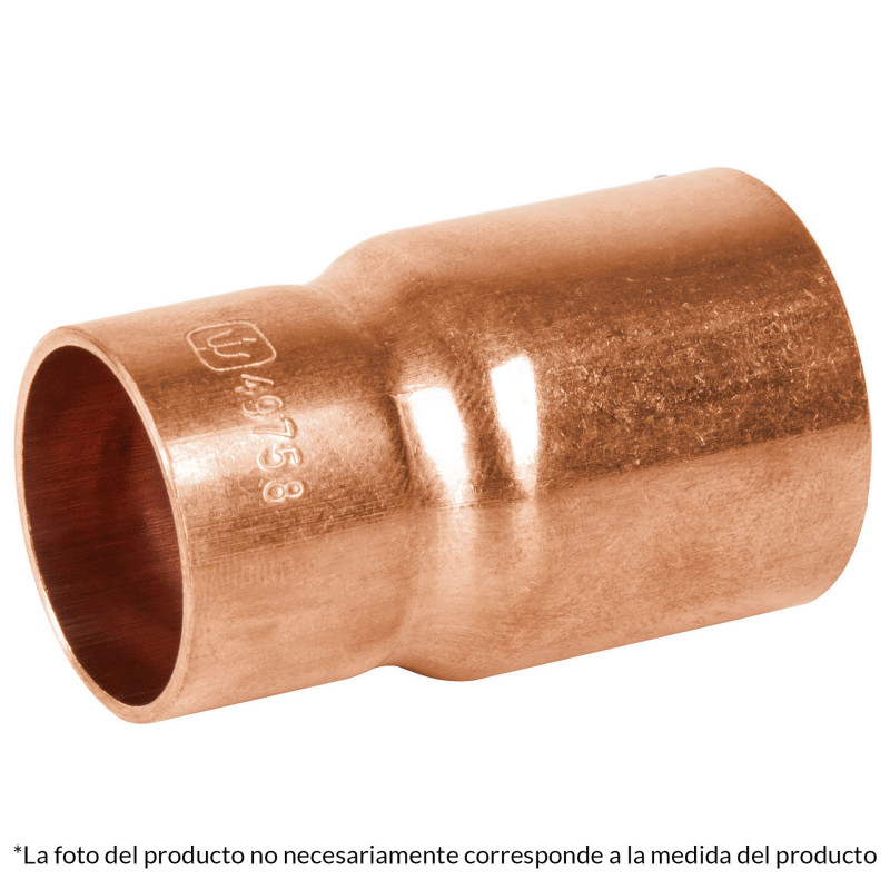 CC 232 Cople reducción bushing cobre 1 x 1 2 TRUPER DIHERESA