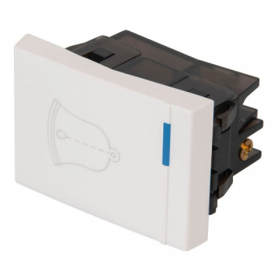 APTI15-EB Interruptor para timbre, 1.5 módulos, línea Española, blanco TRUPER