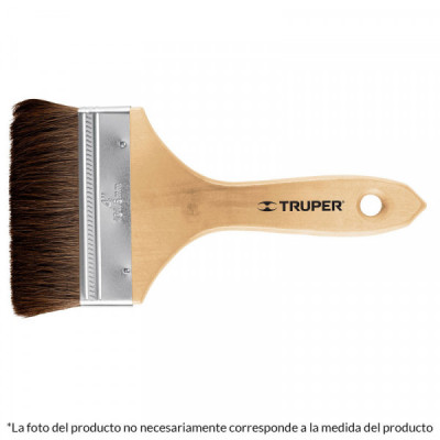 BRT-1C Brocha pelo de camello, mango de madera, 1 pulgadas  TRUPER