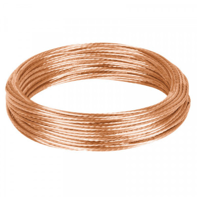 CADES-10 Cable cobre desnudo calibre 10 AWG, 25 m TRUPER