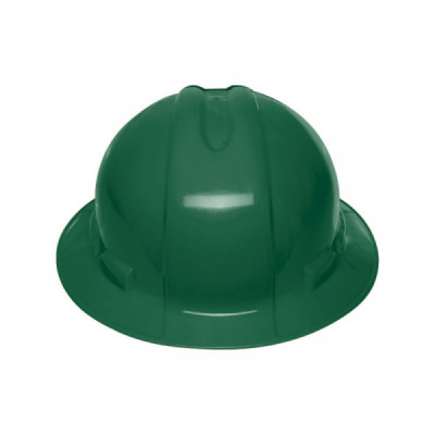 CAS-VX Casco de seguridad, verde, ala ancha TRUPER