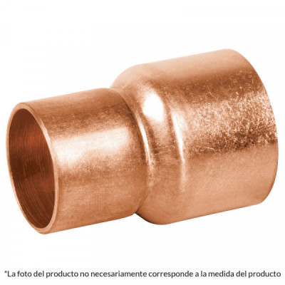 CC-301 Cople reducción campana cobre 1-1/2x1-1/4 TRUPER