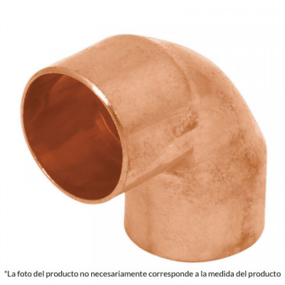 CC-561 Codo 90 de cobre de 1/2 pulgadas  TRUPER