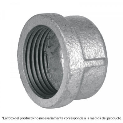 CG-304 Tapón capa, acero galvanizado, 1-1/4 pulgadas  TRUPER