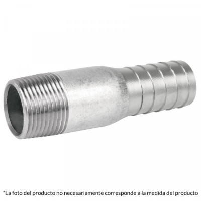 CG-483 Niple galvanizado tipo botella, 1-1/4 pulgadas  TRUPER