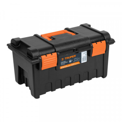 CHA-19N Caja para herramienta, amplia de 19 pulgadas , color naranja TRUPER