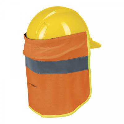 CUNU-N Cubrenuca para casco, con reflejante color naranja, 30 cm TRUPER