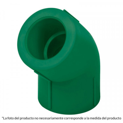 CV-863 Codo 45° de PPR , 1 pulgadas , 32mm TRUPER