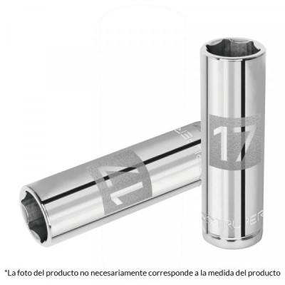 D-1211-ML Dado de 6 puntas, cuadro 1/2 pulgadas  de 11mm TRUPER