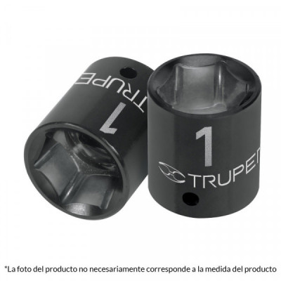 D-7411-M Dado de impacto, 6 puntas, cuadro 1/2 pulgadas  de 11mm TRUPER