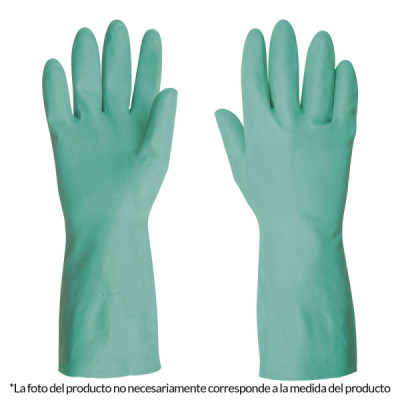 GU-823 Guantes de nitrilo verde, multiusos, grandes TRUPER