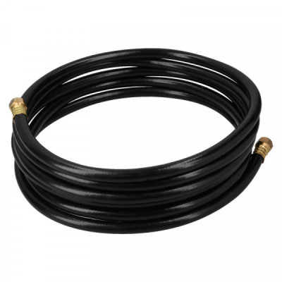 MGAN-50 Manguera flexible negra, PVC, 3/8 pulgadas , 300 PSI,con conexión, 5m TRUPER