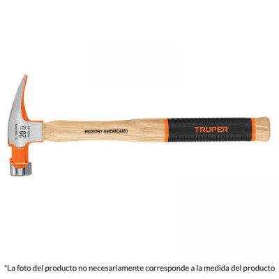 MOR-16 Martillo pulido uña recta 16 oz TRUPER