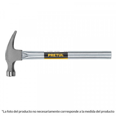 MTR-20P Martillo uña recta 20 oz, mango tubular, Pretul TRUPER