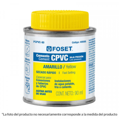 PCPVC-145 Cemento para CPVC, bote 145 ml TRUPER