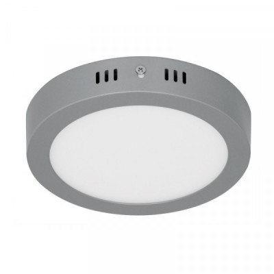 PLA-215L Plafón redondo, moderno, 12 W, 6500K, LED, gris TRUPER