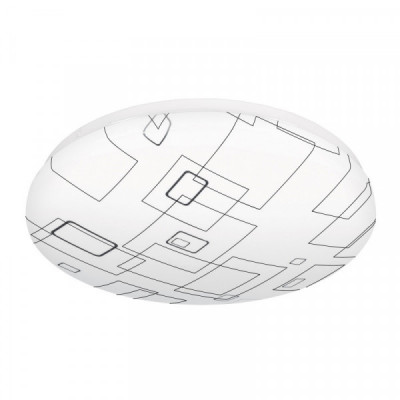 PLA-503L Plafón redondo, decorativo, diseño de cuadros, 18 W, LED TRUPER