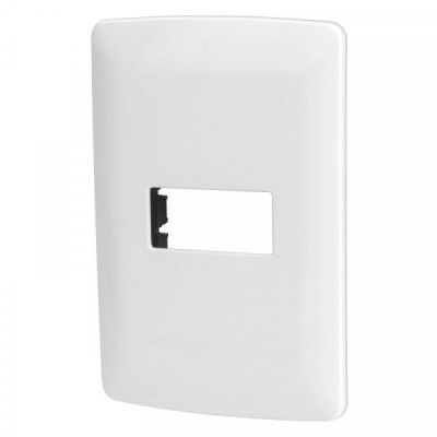 PPSE-IB Placa 1 módulo de ABS, línea Italiana, color blanco TRUPER