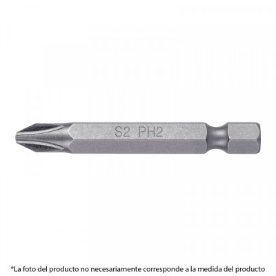 PUDE-1201-15 Puntas para desarmador Phillips PH1, 2 pulgadas , 15 piezas TRUPER