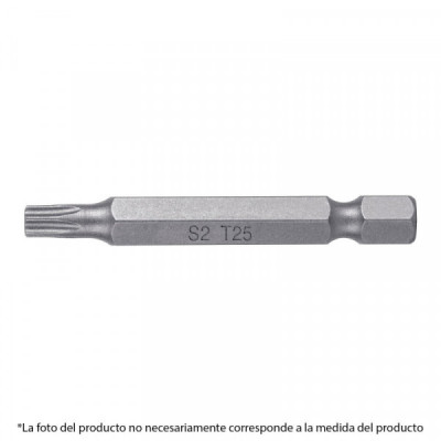 PUDE-5207 Puntas para desarmador Torx T7, 2 pulgadas , 5 piezas TRUPER