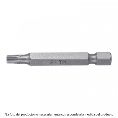 PUDE-5208 Puntas para desarmador Torx T8, 2 pulgadas , 5 piezas TRUPER