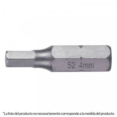PUDE-7103 Puntas para desarmador hexagonales 3 mm, 1 pulgadas , 5 piezas TRUPER
