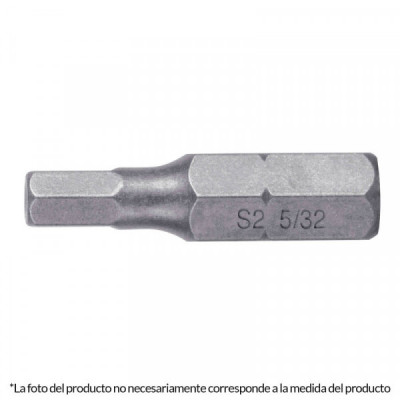 PUDE-7112 Puntas para desarmador hexagonales 1/8, 1 pulgadas , 5 piezas TRUPER