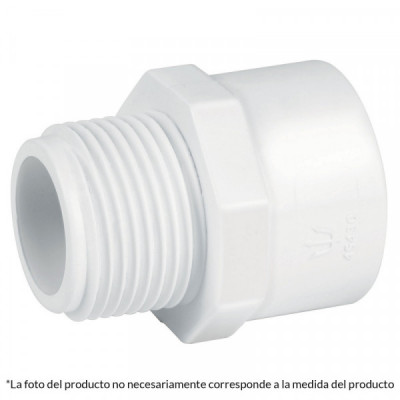 PVC-611 Adaptador macho de...