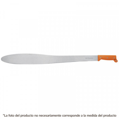 T-1173-24P Machete Caguayano 24 pulgadas  cacha naranja remachada TRUPER