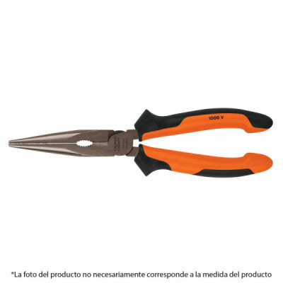 T203-7X Pinza punta y corte 7 pulgadas , mango comfort grip TRUPER