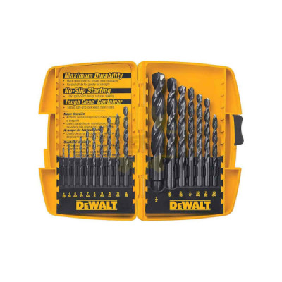 Dewalt DW1167 SET 17PC BROCAS OXIDO NEGRO