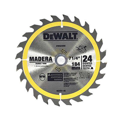 Dewalt DWA03080 D SIERRA 7-1/4X24 DIENTE,S, FLECHA 1 C