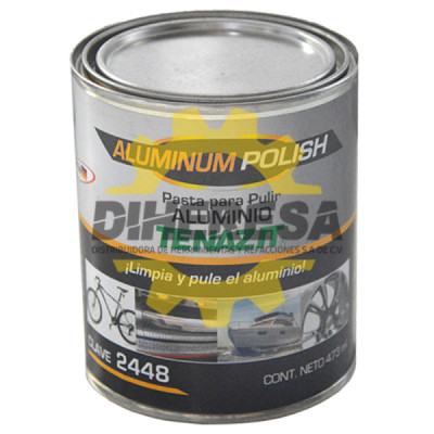 Austromex 2448 Pasta para pulido de aluminio en lata de 473 ml