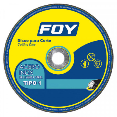 143523 FOY Disco t/1 inox 7  pulgadas x2mm