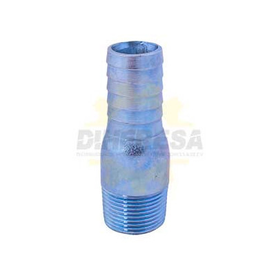 HA6024 Adaptador acero 1" npt galv manguera