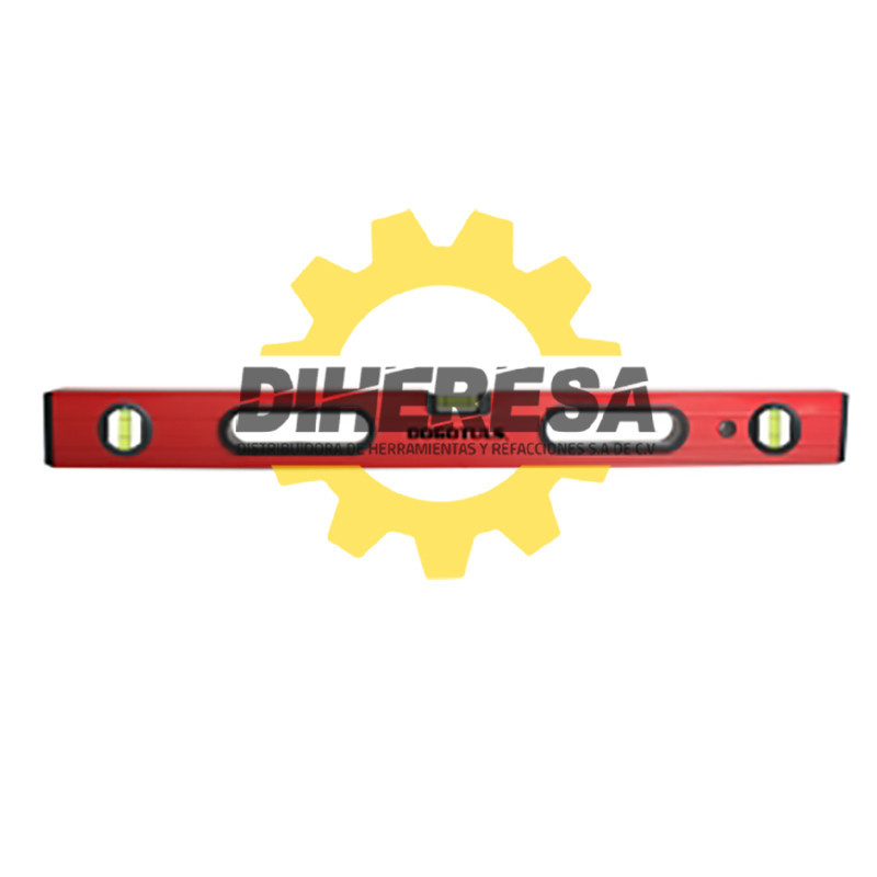 SH4001 NIVEL DE ALUMINIO ROJO 18'' 3 GOTAS DOGOTULS