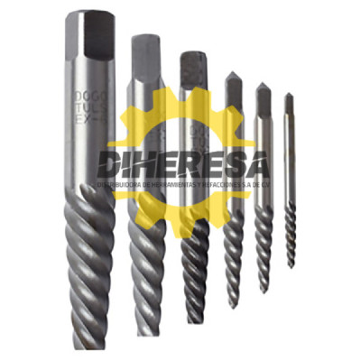 SQ1066 JGO EXTRACTOR 6PZ EX1 A EX6 ACEROESPIRAL DOGOTULS