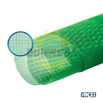 124506 Tela Mosquitera Plastica  Verde 1.5x30m