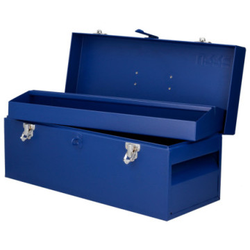 D5A Caja portaherramientas metálica azul 20" x 7" x 7"