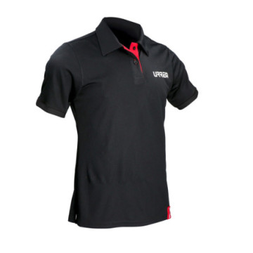 PCFIM Playera tipo polo dry fit para caballero color negro talla M Urrea