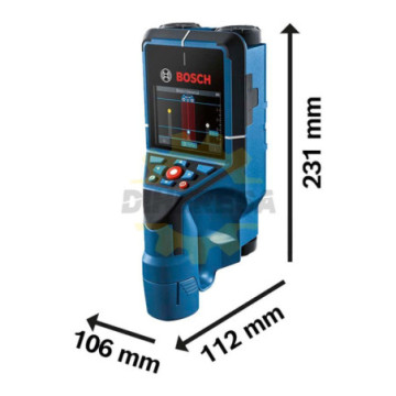 06010816G0 Detector de Materiales: detecta hasta PVC, 4 tipos de senso-res, detección de diversos materiales