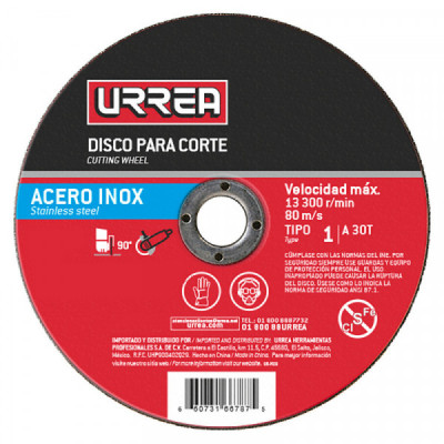 AMSS04 URREA Disco abrasivo...